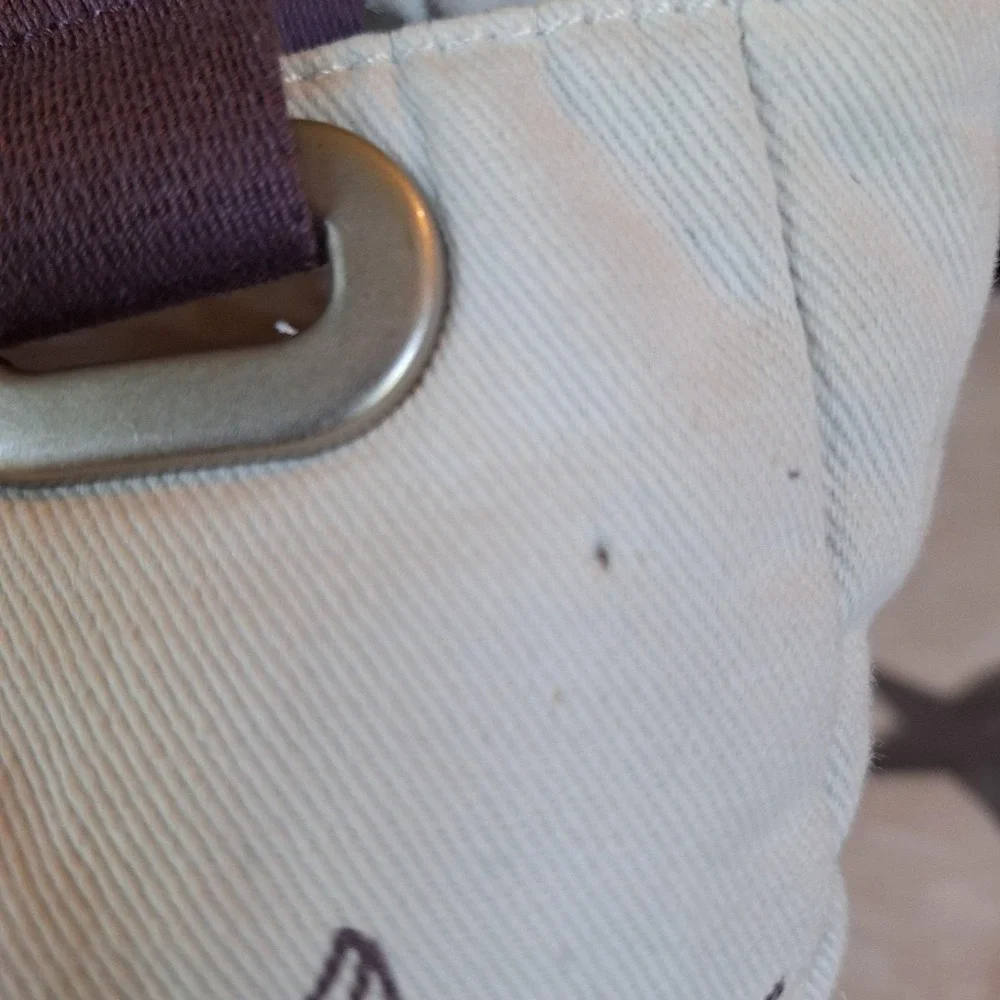 Vintage Botanical Collection Canvas Mini Tote Bag Crabtree & Evelyn Pomegranate - Picture 5 of 11